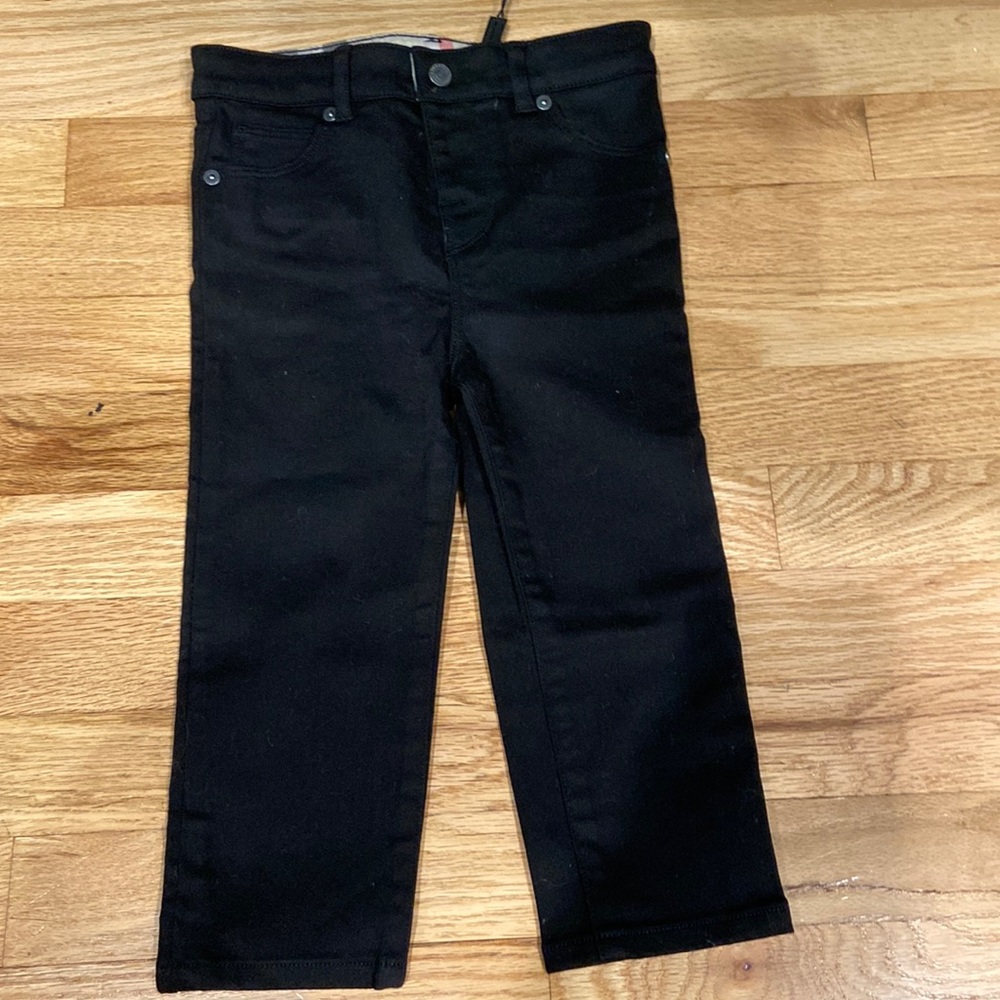 Burberry Kids Black Jeans